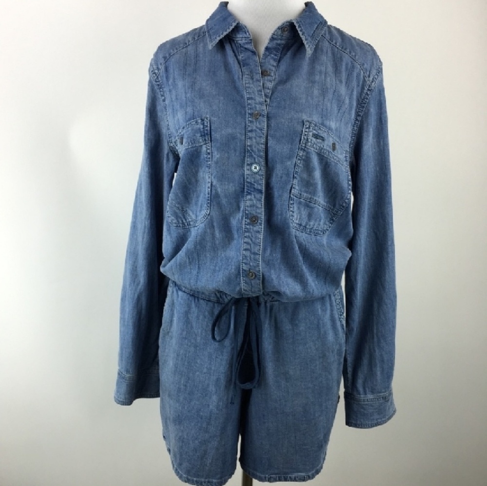 Anthropologie Holding Horses Chambray Denim - Picture 4 of 4